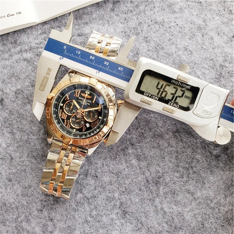 Breitling Chronomat Black Dial Gold - Hình 2