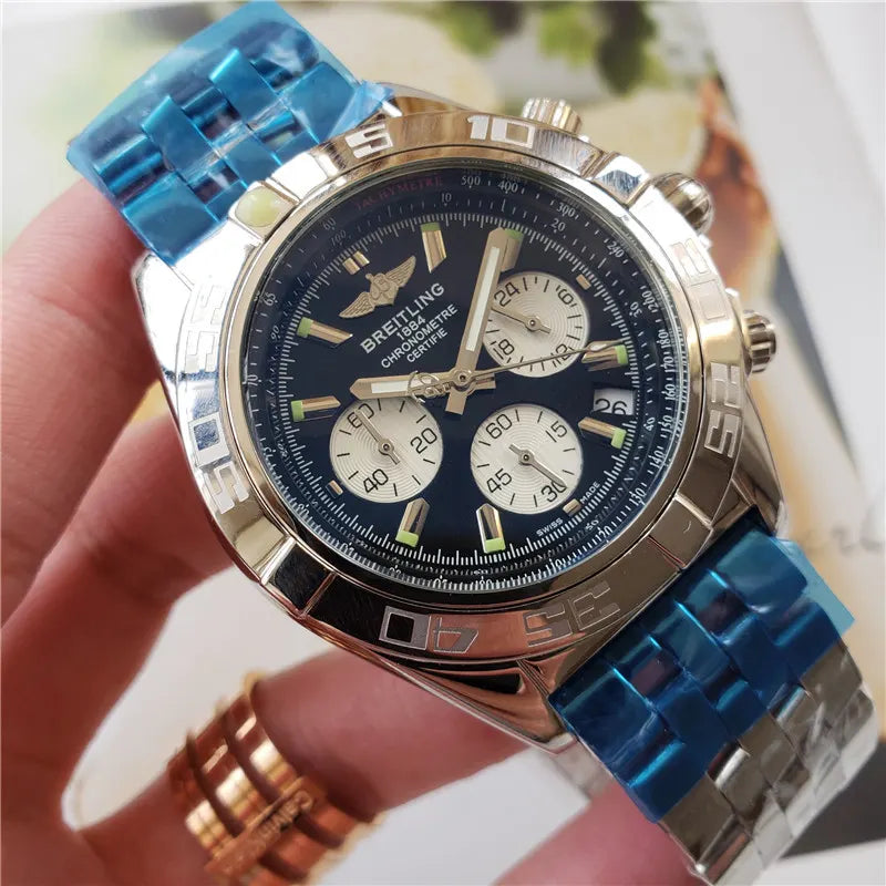 Breitling Chronomat Black Dial steel - Hình 7