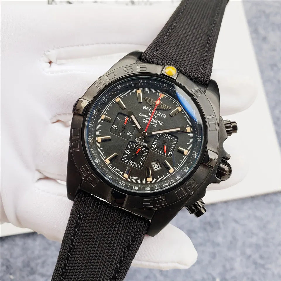 Breitling Black Titanium Watch - Hình 4