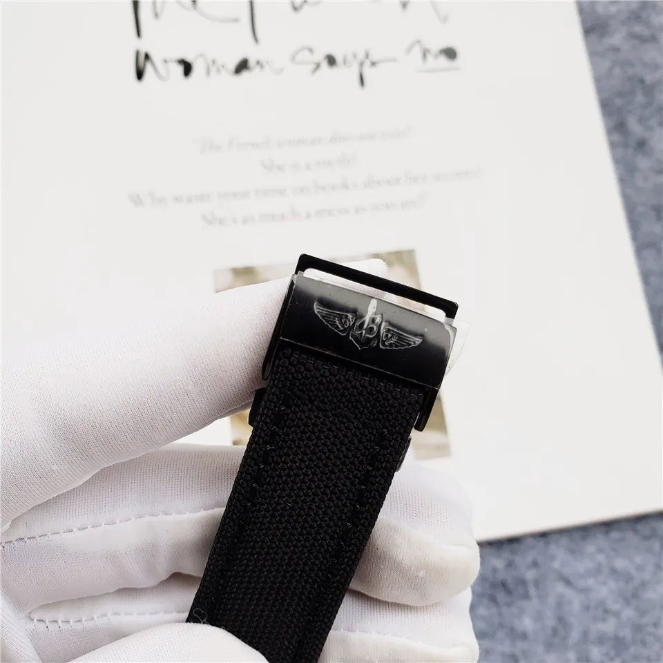Breitling Black Titanium Watch - Hình 5