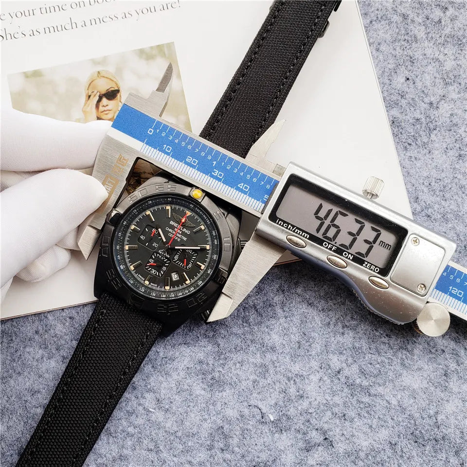 Breitling Black Titanium Watch - Hình 2