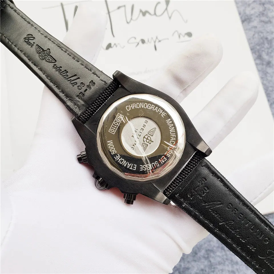 Breitling Black Titanium Watch - Hình 6