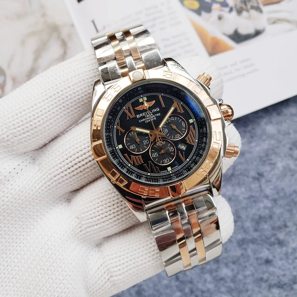 Breitling Chronomat Two-Tone Watch - Hình 7