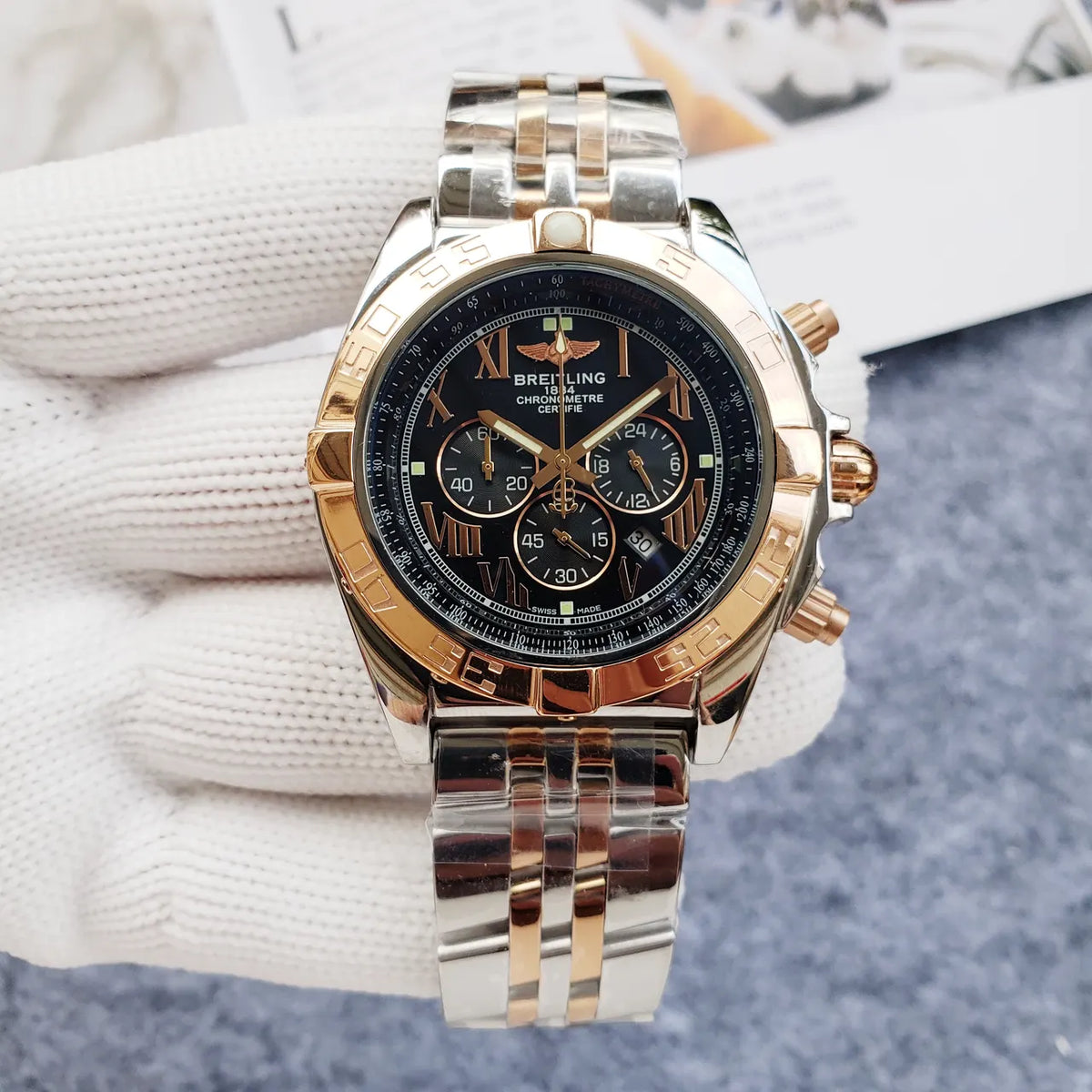 Breitling Chronomat Two-Tone Watch