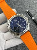 Breitling Orange Rubber Strap
