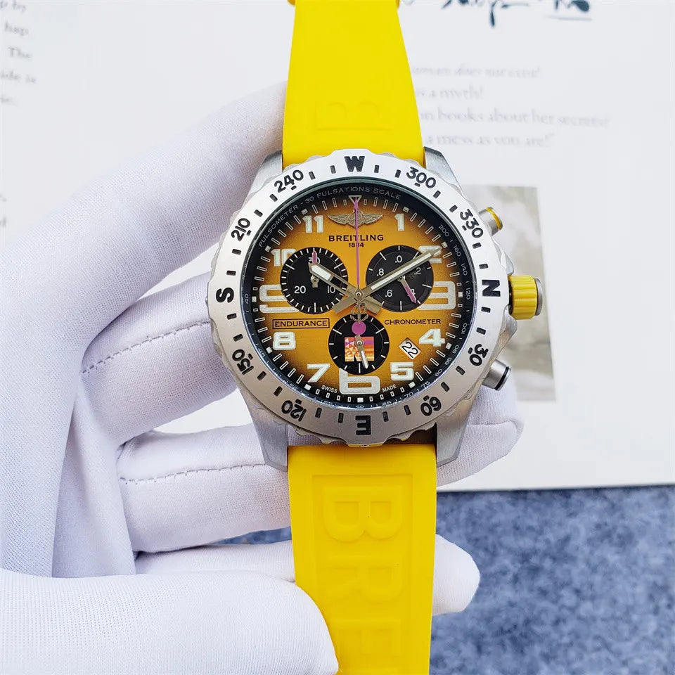 Breitling Yellow Chronometer - Hình 5