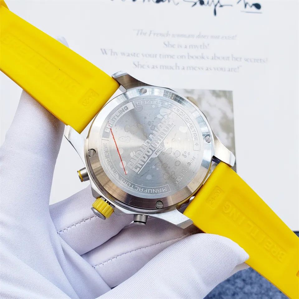 Breitling Yellow Chronometer - Hình 3