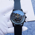Breitling Black Rubber Chronograph