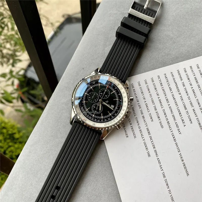 Breitling Navitimer Black Dial - Hình 4