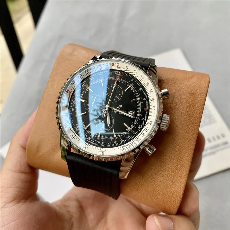 Breitling Navitimer Black Dial - Hình 3