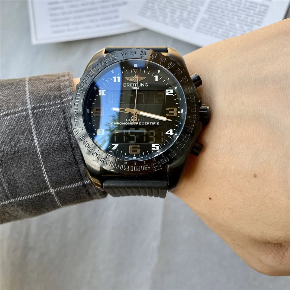 Breitling Cockpit B50 Black Titanium - Hình 3