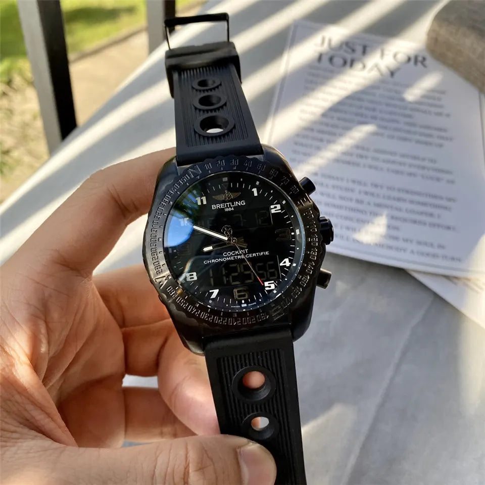 Breitling Cockpit B50 Black Titanium - Hình 4