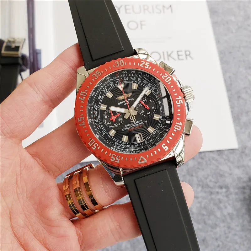 Breitling Chronomat Red Bezel - Hình 5