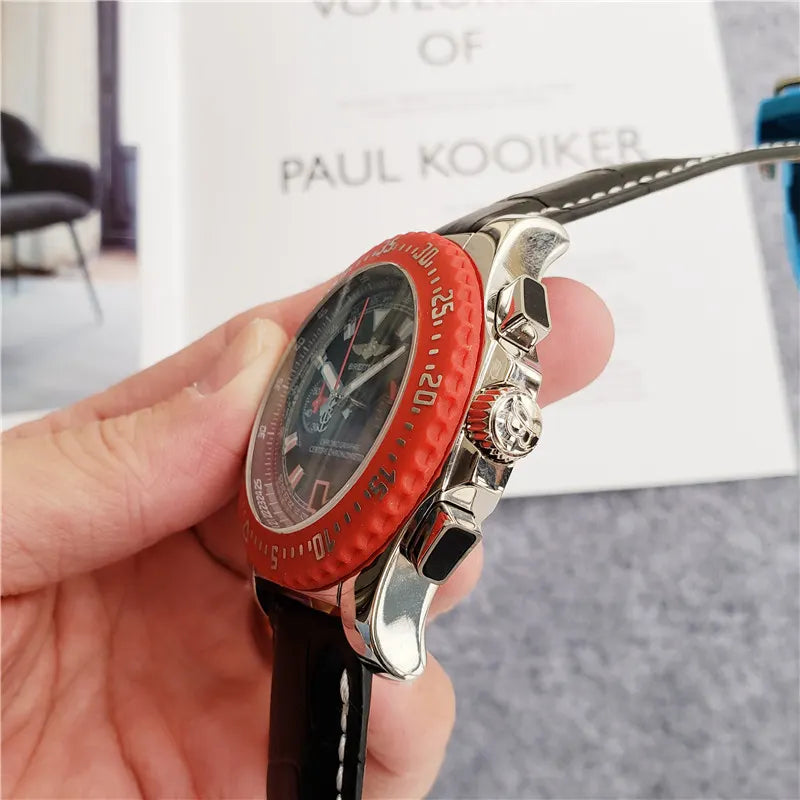 Breitling Chronomat Red Bezel - Hình 9