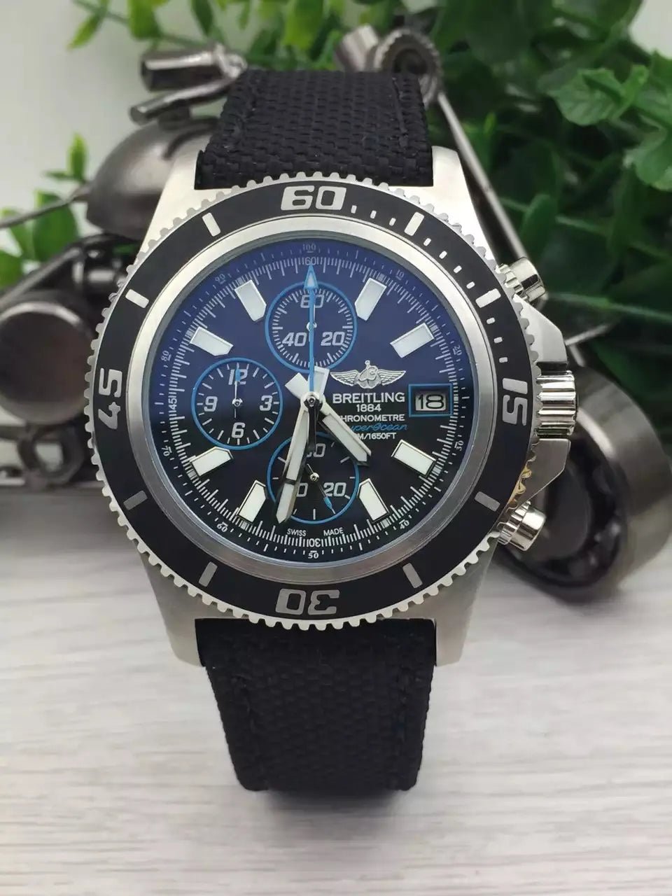 Breitling Superocean Blue Chronograph