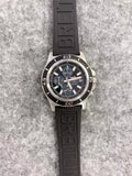 Breitling Black Rubber Chronograph