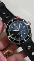 Breitling Superocean Black Rubber