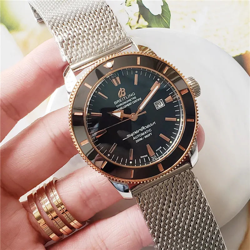 Breitling Superocean Blue Dial - Hình 8