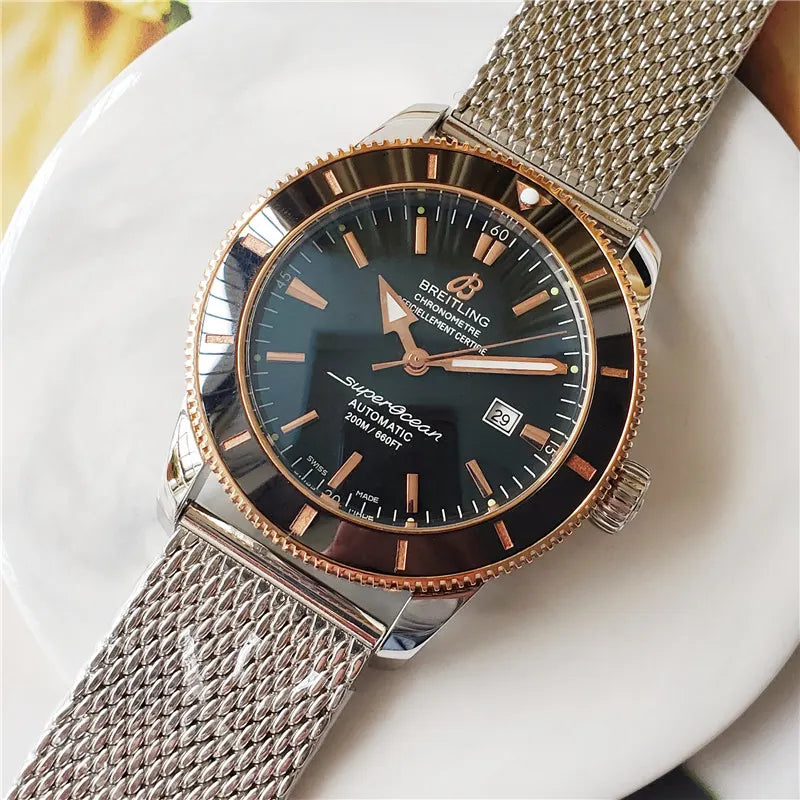 Breitling Superocean Blue Dial - Hình 10