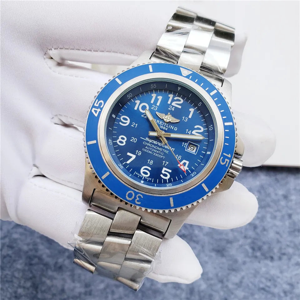 Breitling Superocean Blue - Hình 5
