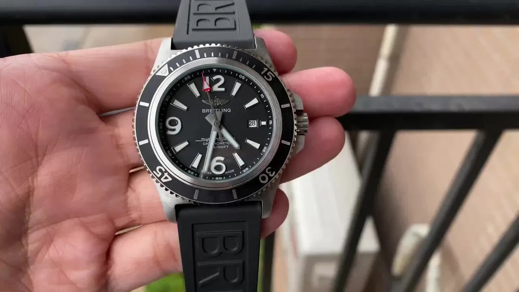 Breitling Black Rubber Strap