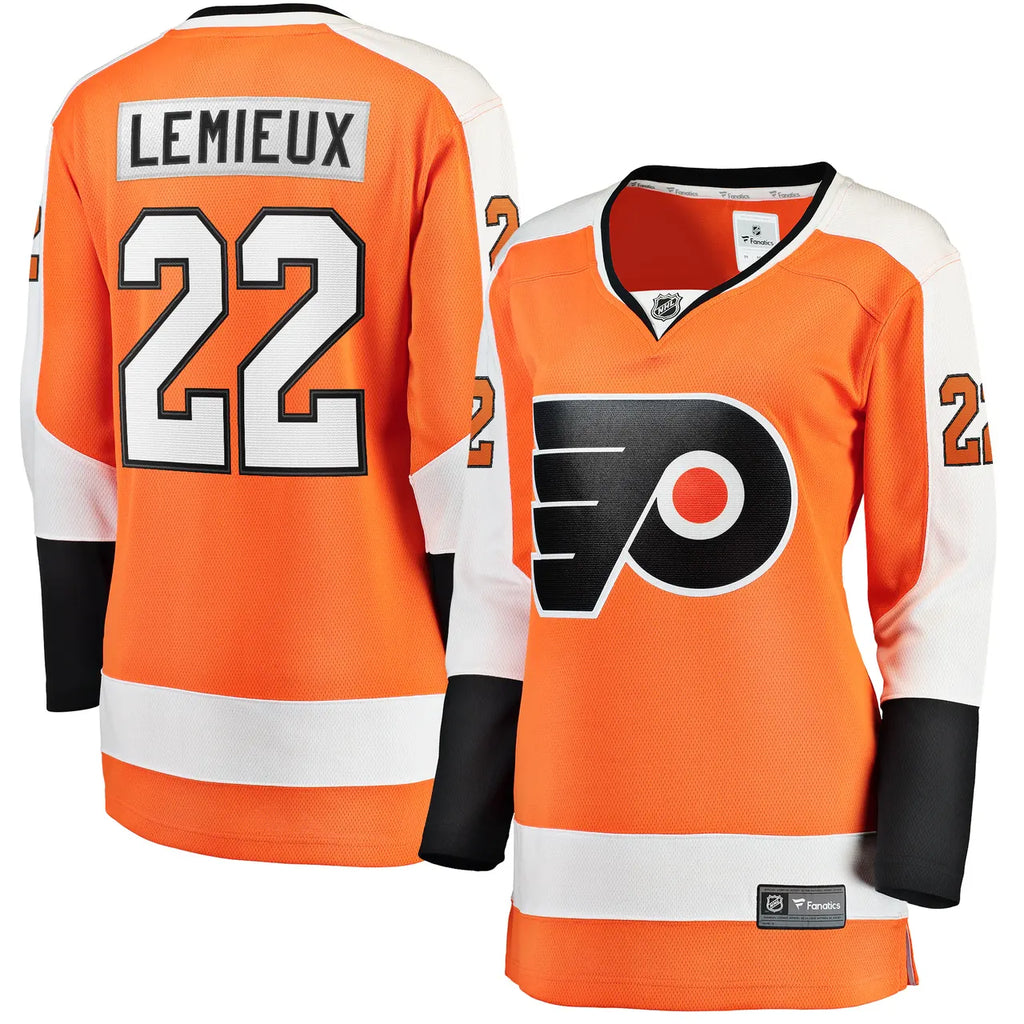 Lemieux Flyers Orange Jersey