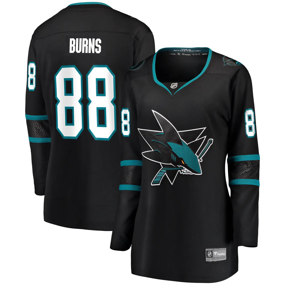 fanatics Burns Sharks Teal Jersey - Hình 9