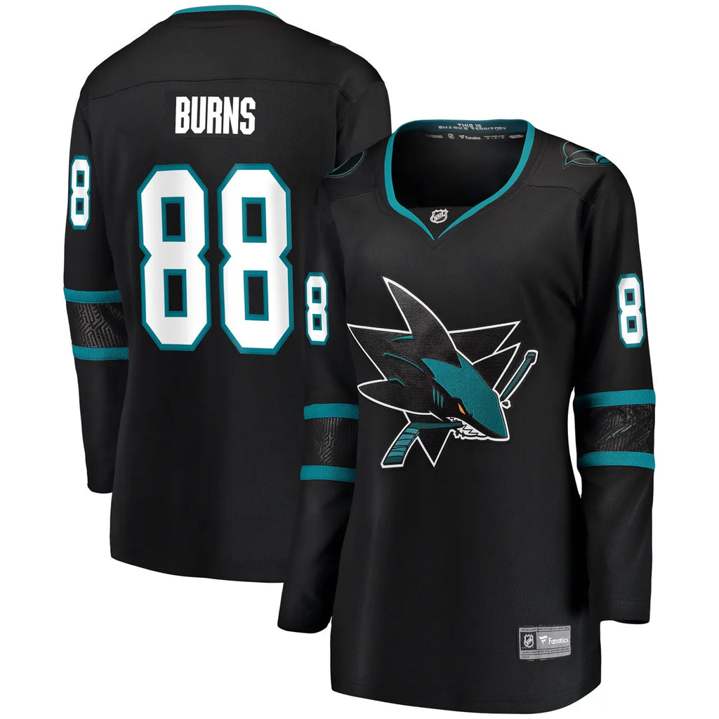 fanatics Burns Sharks Teal Jersey - Hình 2