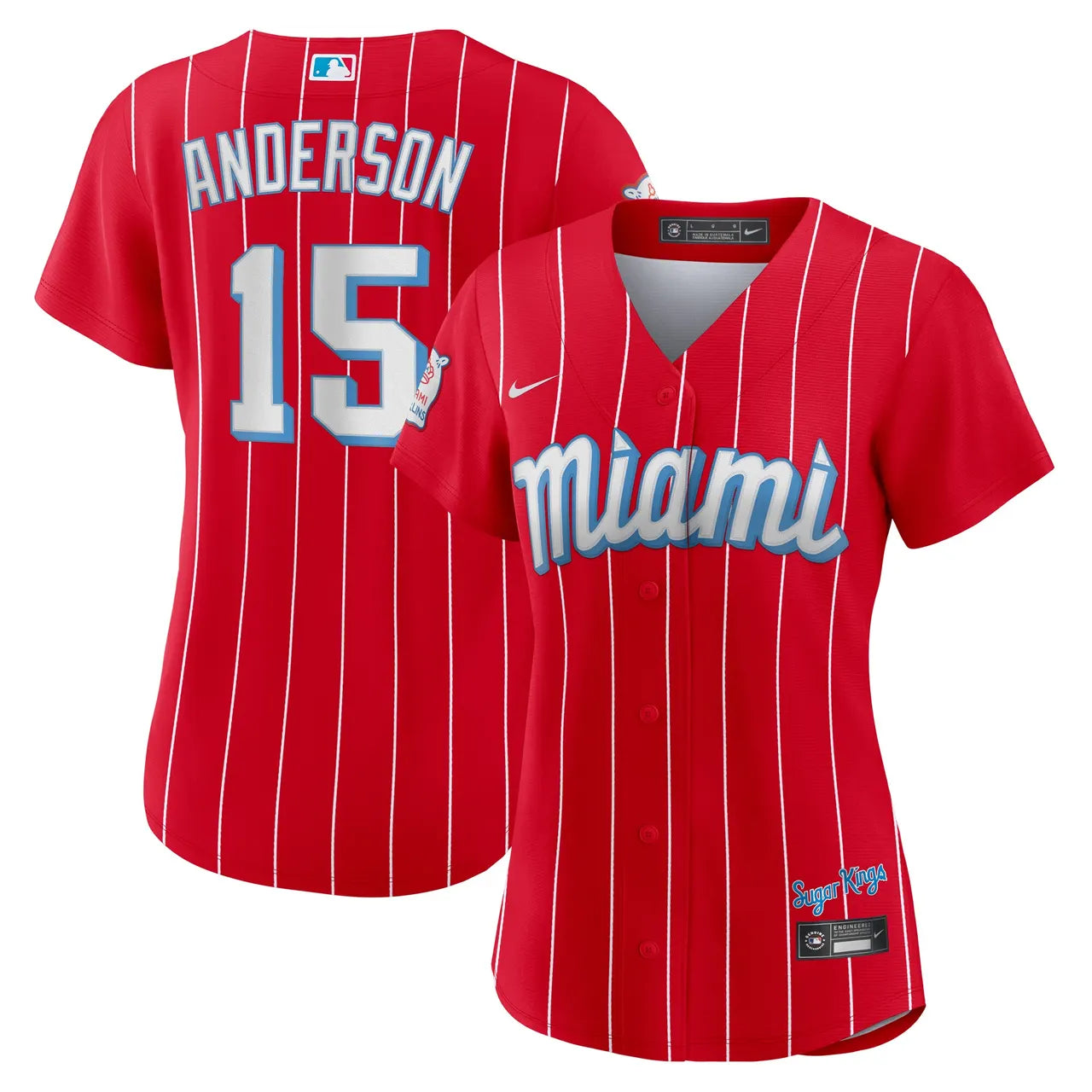 Anderson Marlins Red Jersey - Hình 2