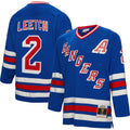 Leetch Rangers Vintage Jersey