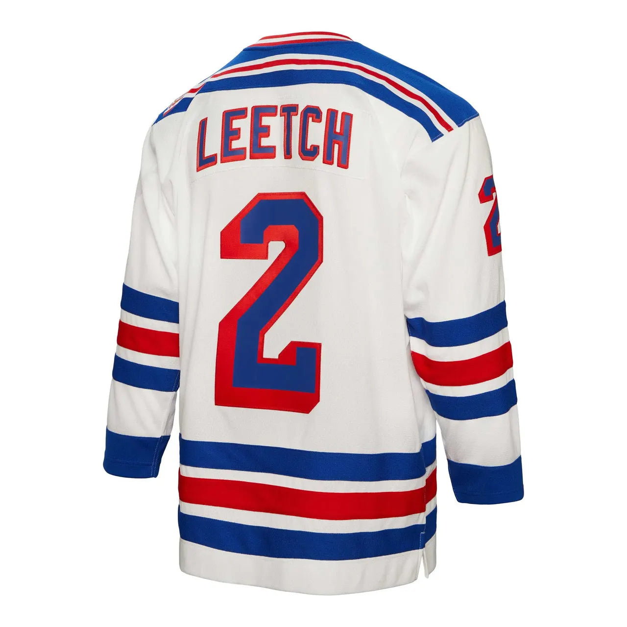 white Mitchell & Ness Leetch Rangers Jersey - Hình 4
