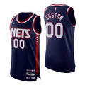 Nike Nets Navy Custom Jersey