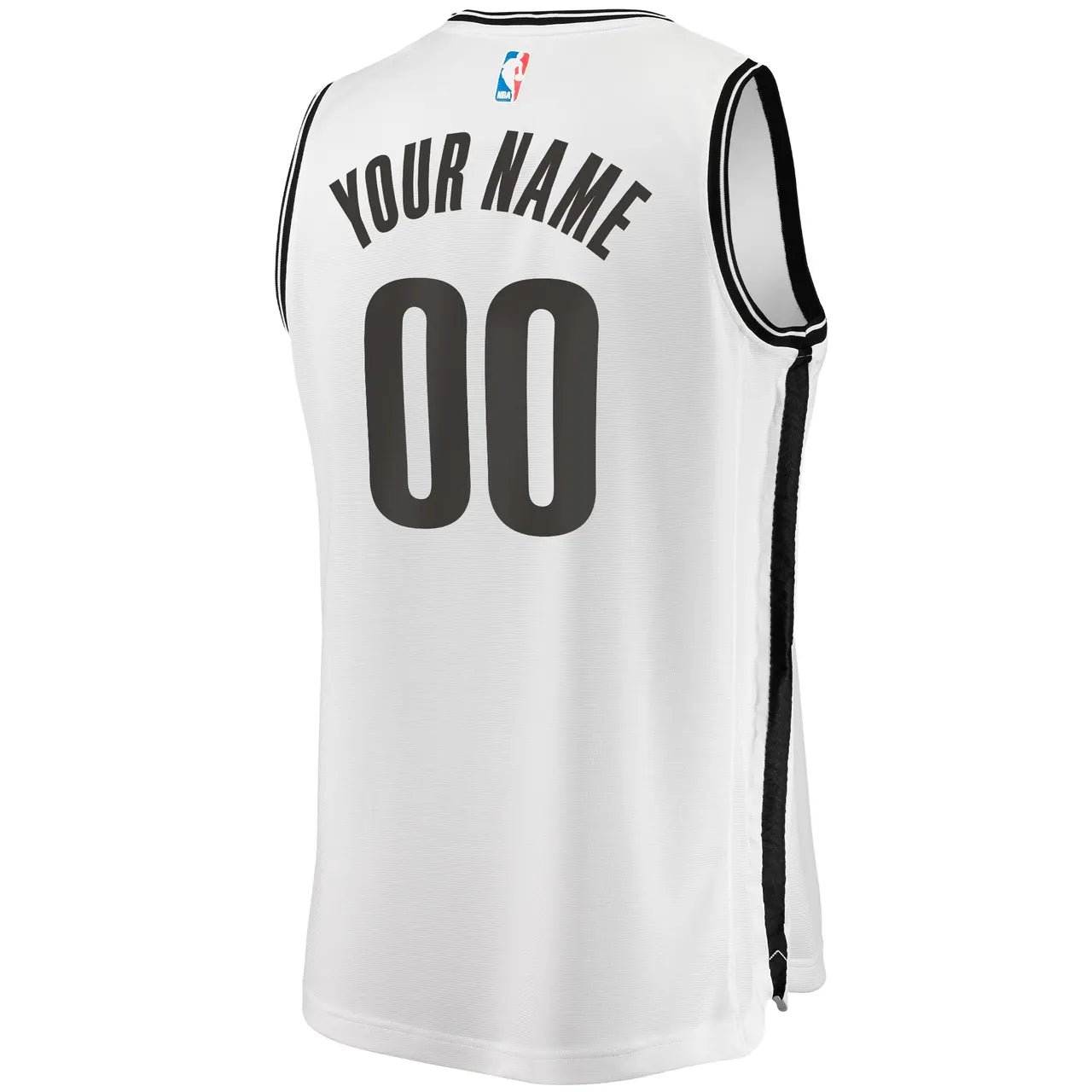 Fanatics Nets White Custom Jersey - Hình 4