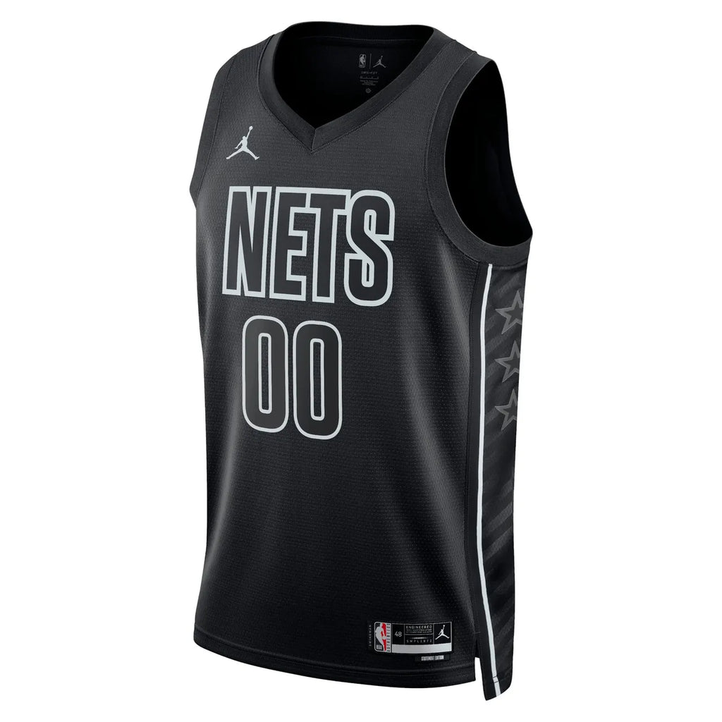 Nets Black Statement Jersey - Hình 2