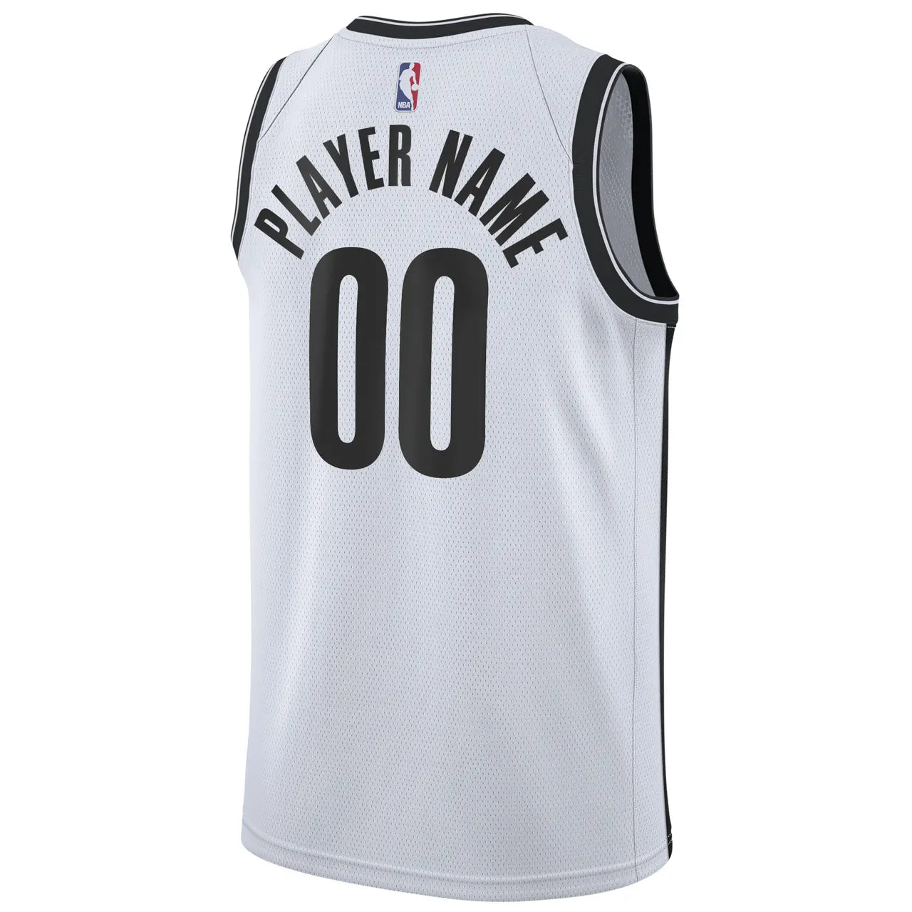 Nike Nets White Association Custom Jersey - Hình 4