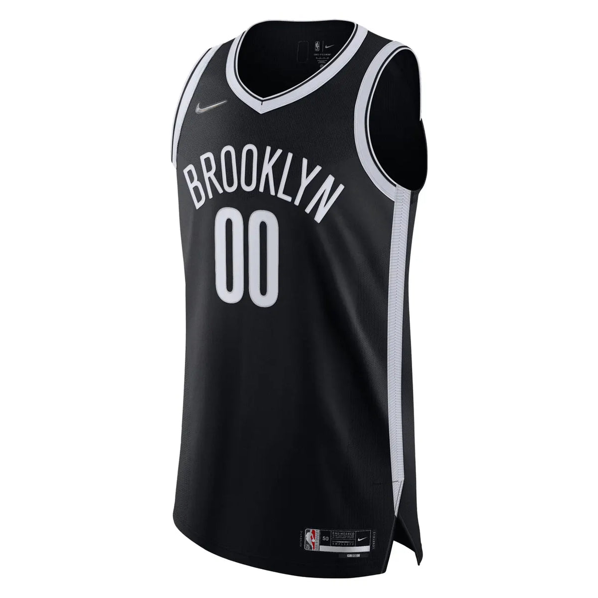 Nets Black Icon Jersey Custom - Hình 3