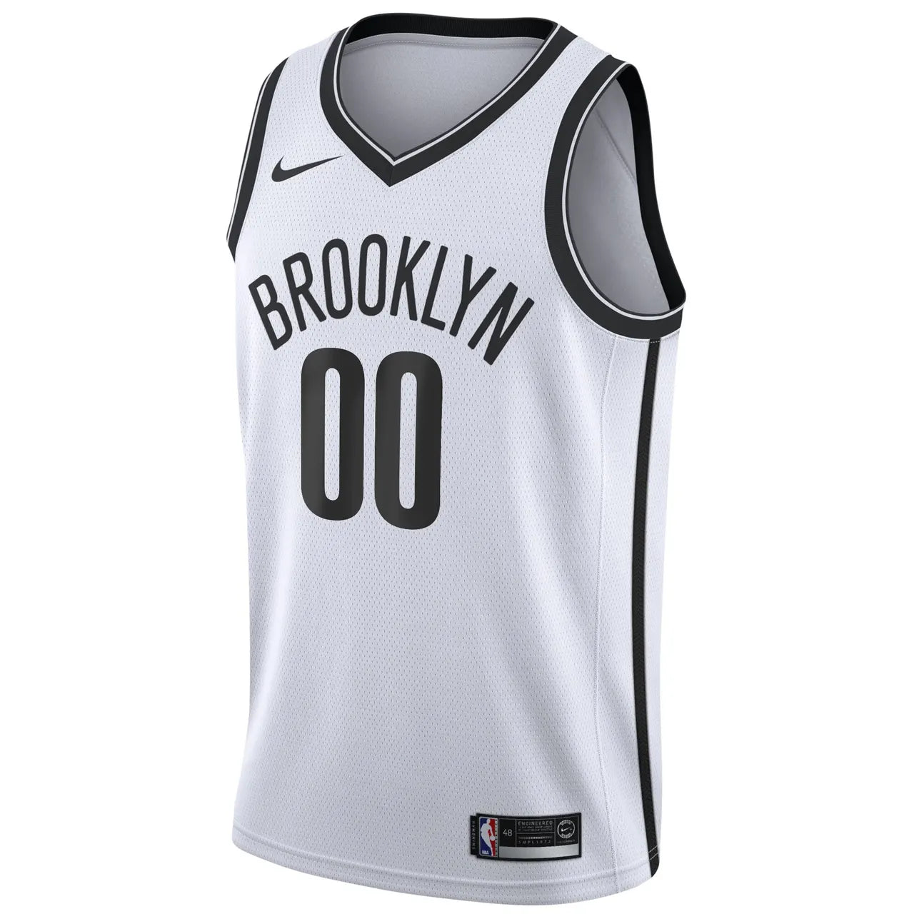 Nike Nets White Replica Jersey - Hình 2