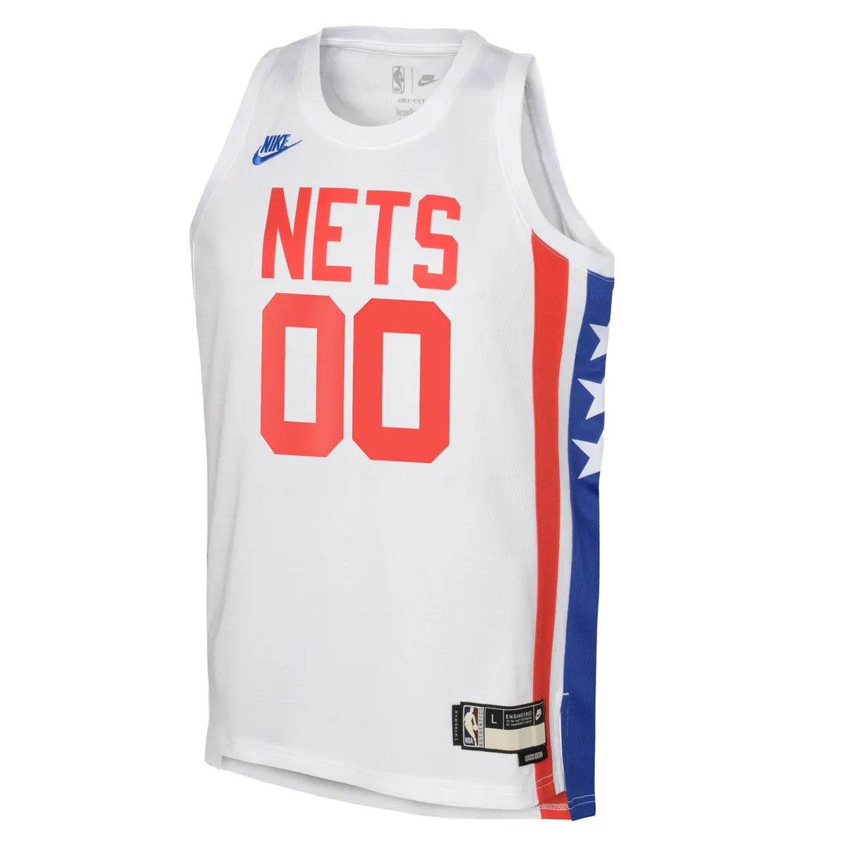Nets White Custom Jersey nike - Hình 2