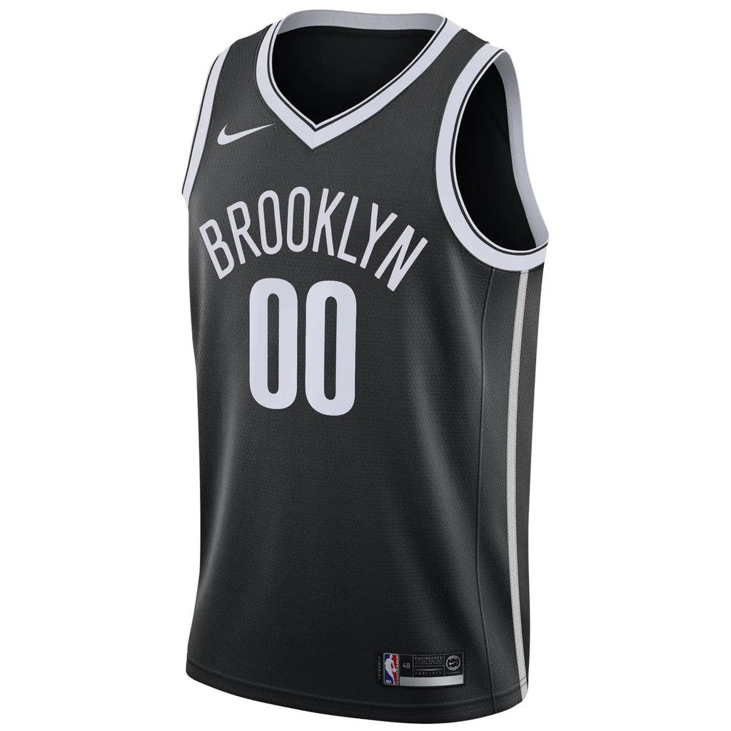 brooklyn Nike Nets Black Jersey - Hình 2