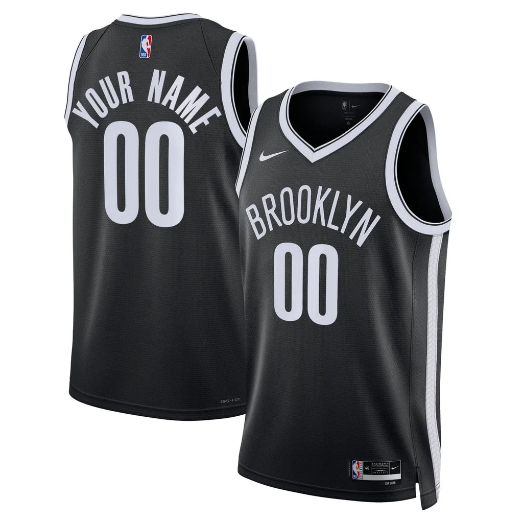Nets Custom Black Icon Jersey