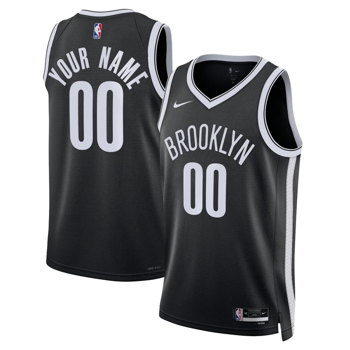 Nets Custom Black Icon Jersey