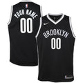 brooklyn Nike Nets Black Custom Jersey