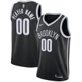 Nike Nets Black Jersey Custom