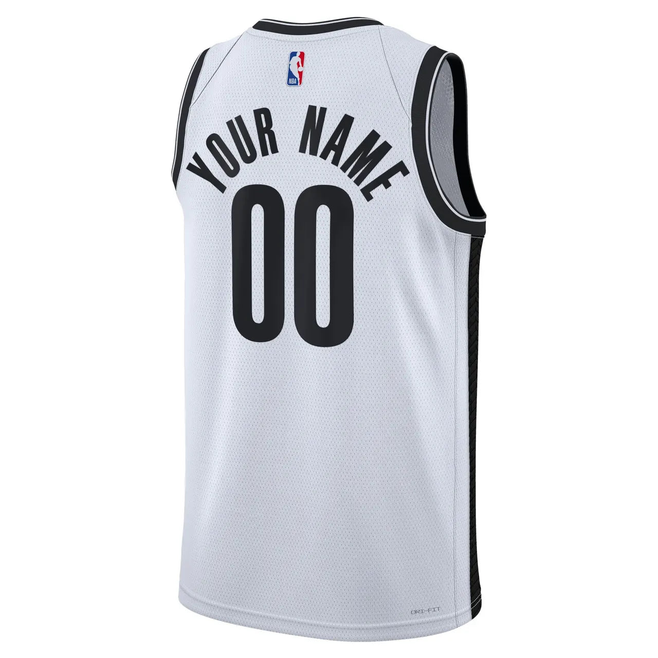 brooklyn Nike Nets White Custom Jersey - Hình 3