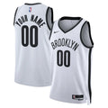 brooklyn Nike Nets White Custom Jersey