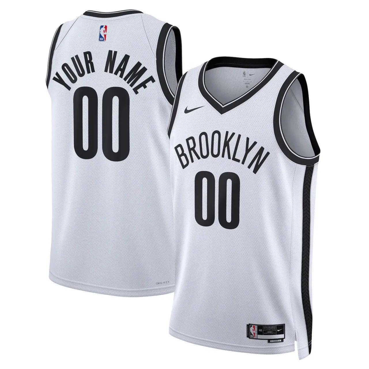 Nike Nets White Jersey