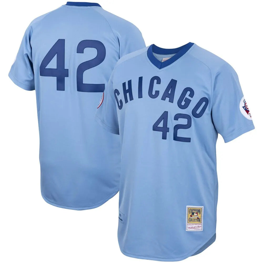 Cubs Light Blue Cooperstown Jersey