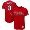 Harper Phillies Red Jersey majestic