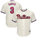 Majestic Harper Phillies Cream Jersey