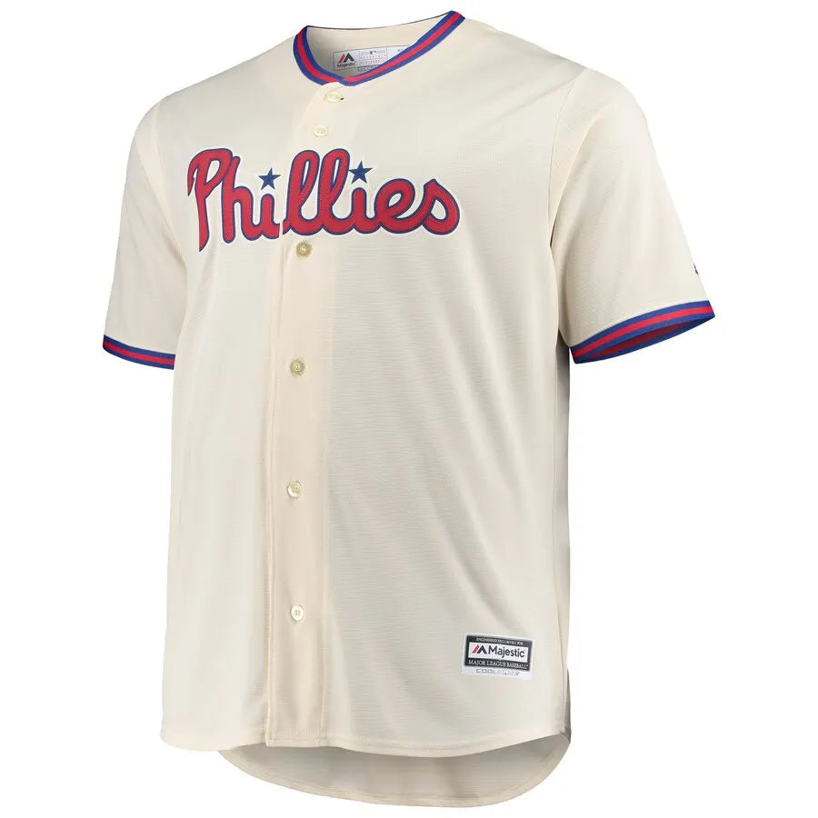 Harper Phillies Cream Jersey majestic - Hình 2